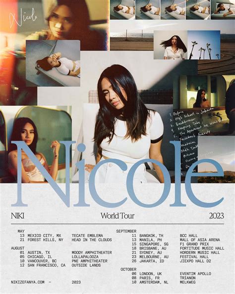 niki manila concert|NIKI announces NICOLE WORLD TOUR with her first .